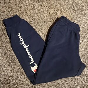 Boys blue champion sweatpants